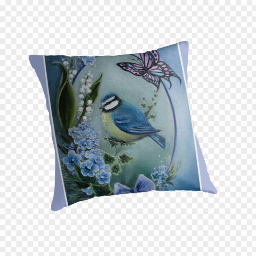 Lily Of The Valley Cushion Throw Pillows Blue Purple Innovation PNG