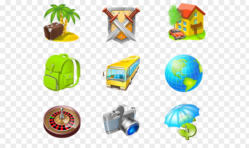 Travel Icon Set » Iconspackm Desktop Wallpaper Download PNG