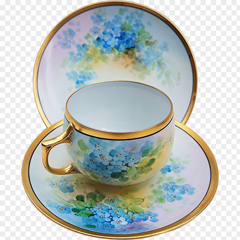 Hand Painted Saucer Tableware Coffee Cup Tea Porcelain PNG
