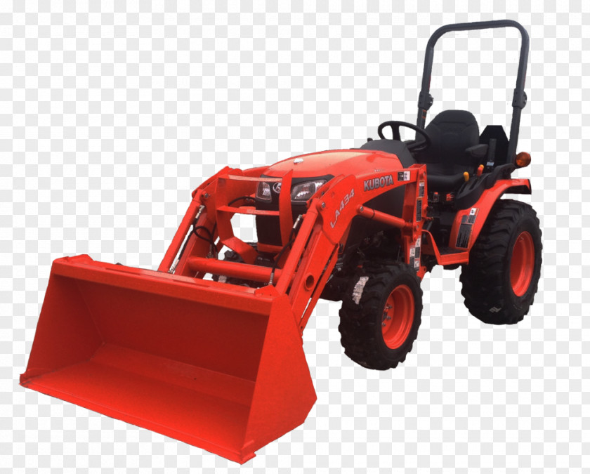 Kubota Backhoe Tractor Heavy Machinery Loader PNG