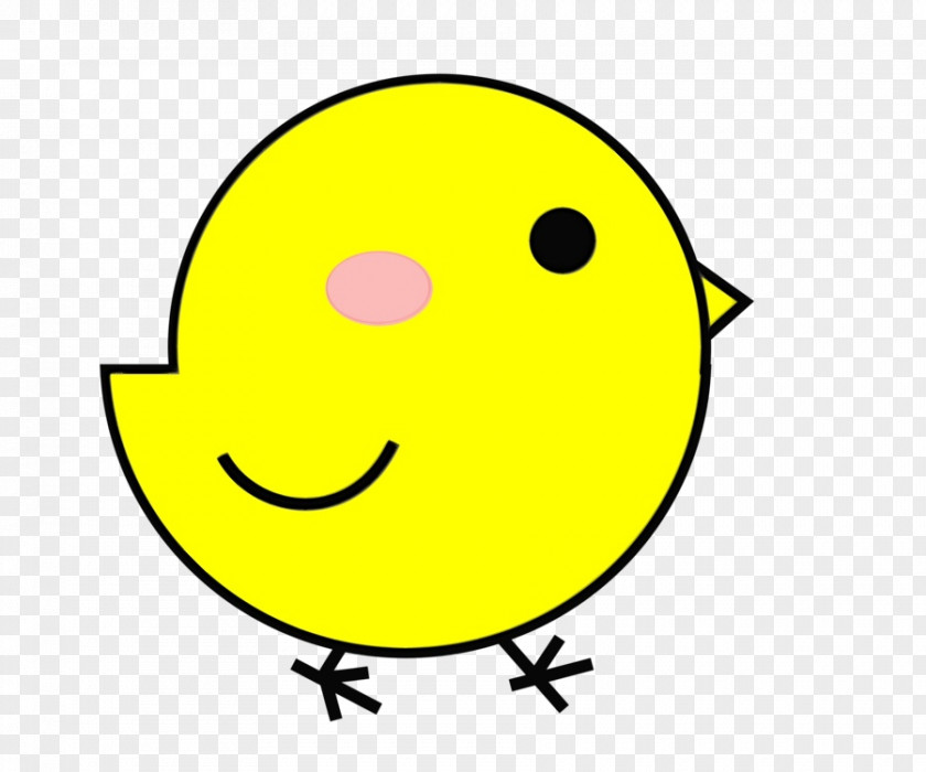 Line Art Happy Emoticon PNG