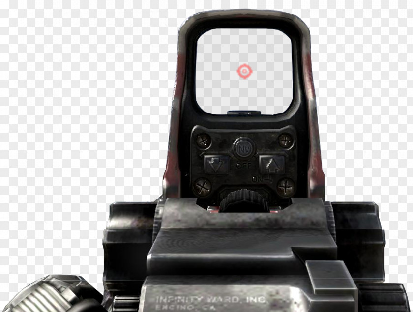 Sights Call Of Duty: Modern Warfare 2 Duty 4: 3 Zombies Holographic Weapon Sight PNG
