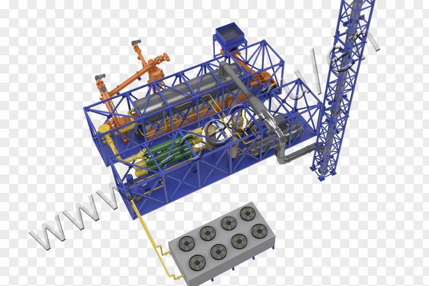Thermal Power Station Machine Engineering PNG