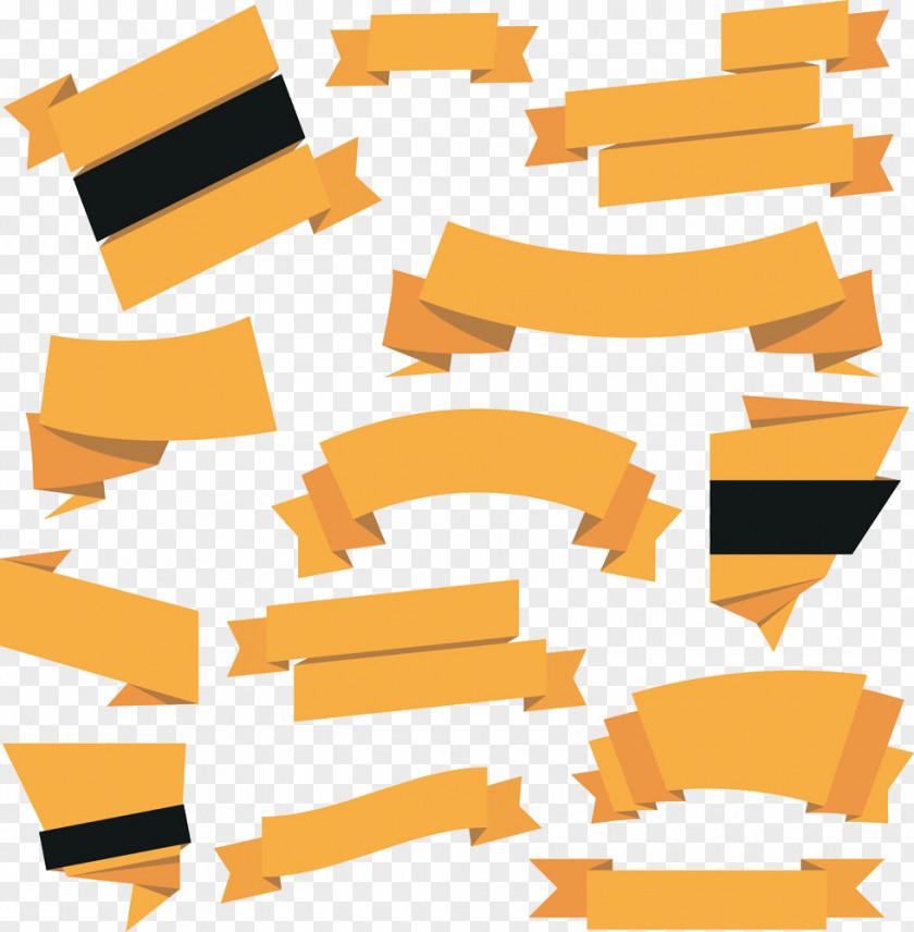Yellow Ribbon Royalty-free Clip Art PNG