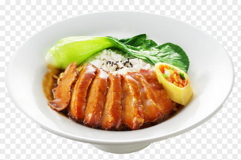 Barbecued Pork Char Siu Barbecue Meat Rice Food PNG