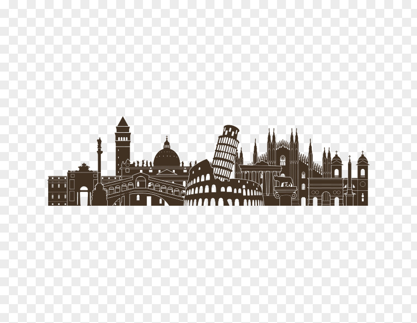 Italy Vector Graphics Skyline Royalty-free Silhouette PNG