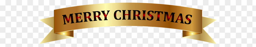 Merry Christmas Banner Gold PNG christmas banner gold clipart PNG