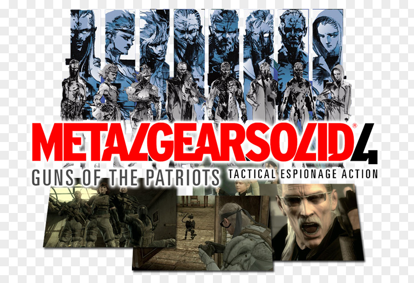 Metal Gear Solid Portable Ops Hideo Kojima Solid: 4: Guns Of The Patriots Community Thread PNG