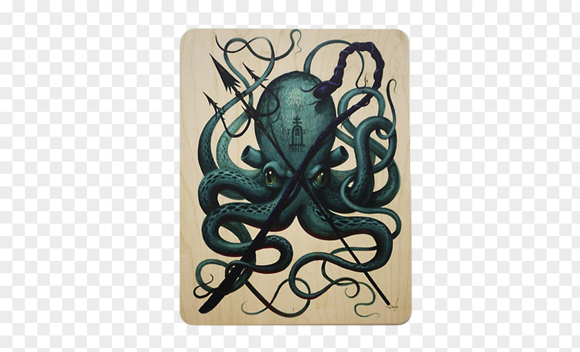 Sea Octopus Drawing Art PNG