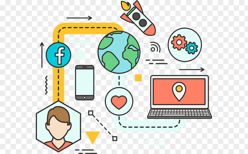 Social Media Digital Marketing Search Engine Optimization PNG