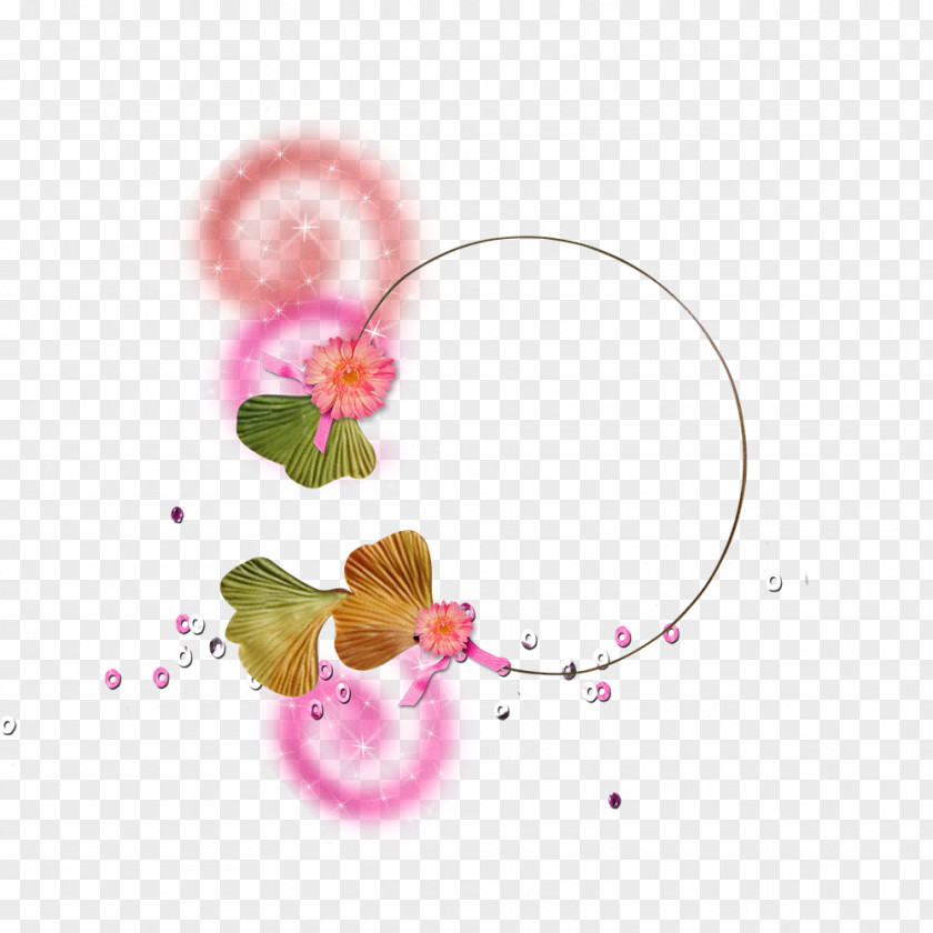 Floral Flower Drawing Material PNG