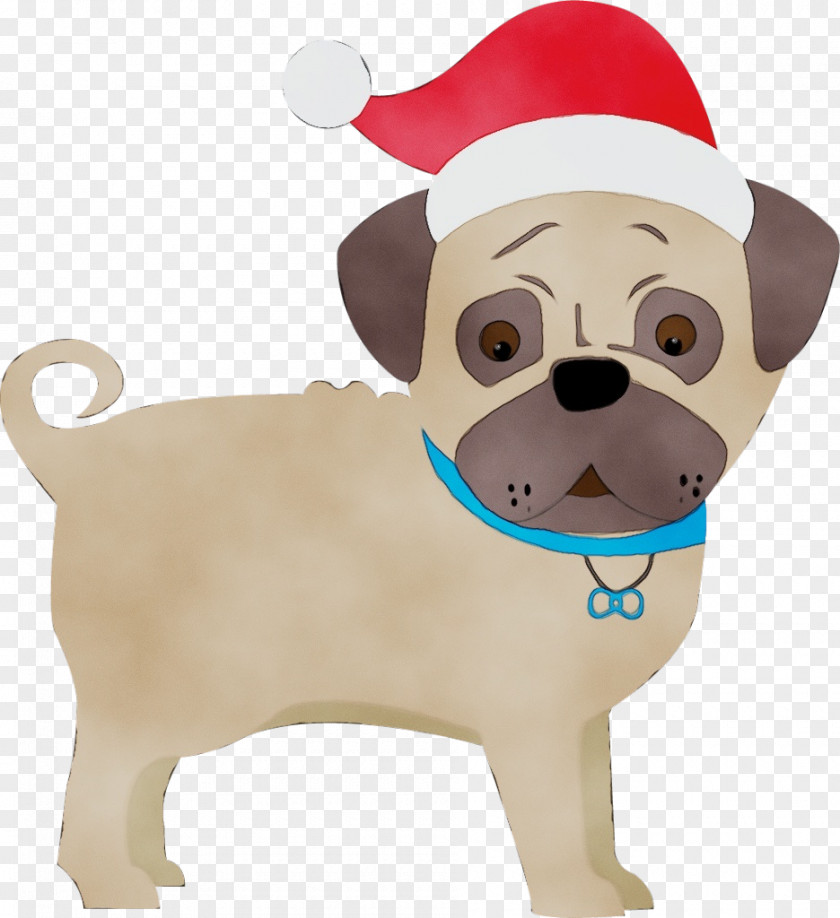 Puppy Fawn Dog Pug Breed Cartoon Snout PNG