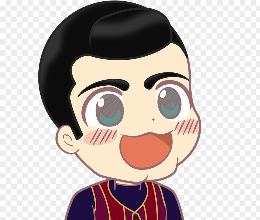 Robbie Rotten Eye Cheek Facial Hair Expression PNG