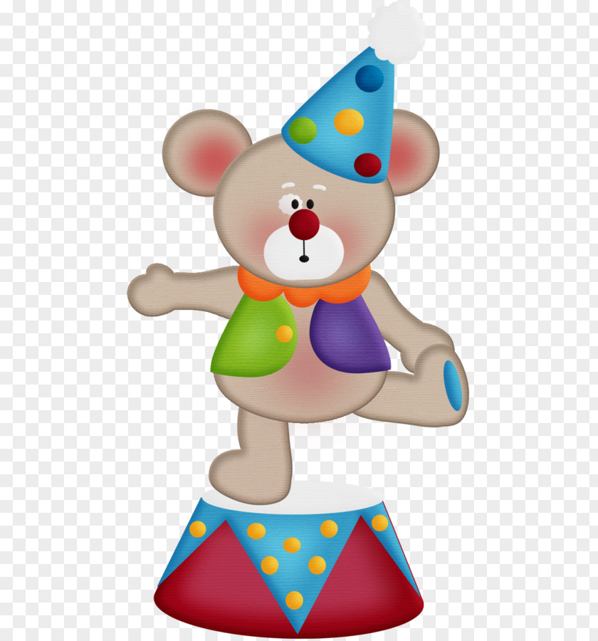 Circus Minus Bear Clowning Around Clip Art PNG