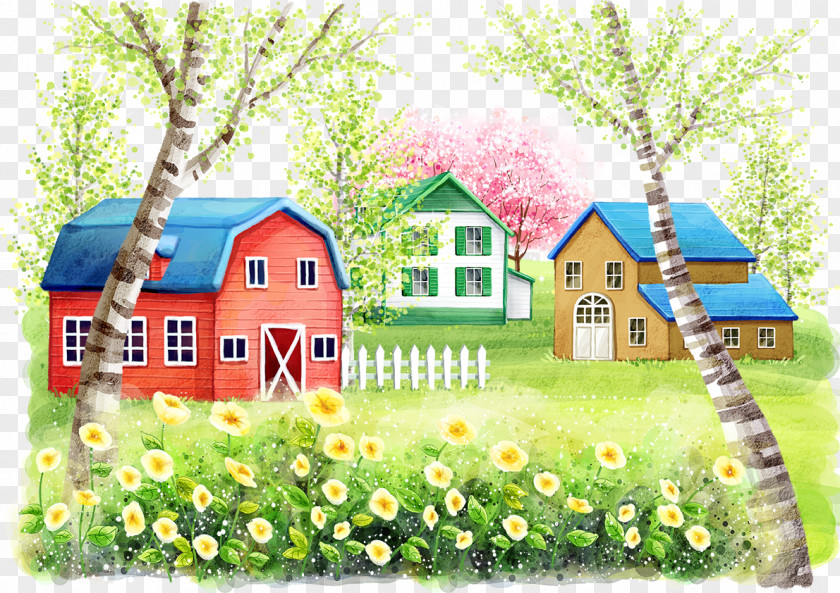 Hills And Meadows Of The House For Free Download Wildflower Computer File PNG