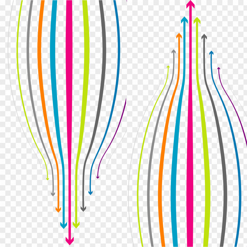 It Refers To Lines In Different Directions Of Arrow Euclidean Vector Illustration PNG