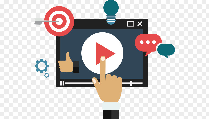 Social Communication Digital Marketing Video Promotion Strategy PNG