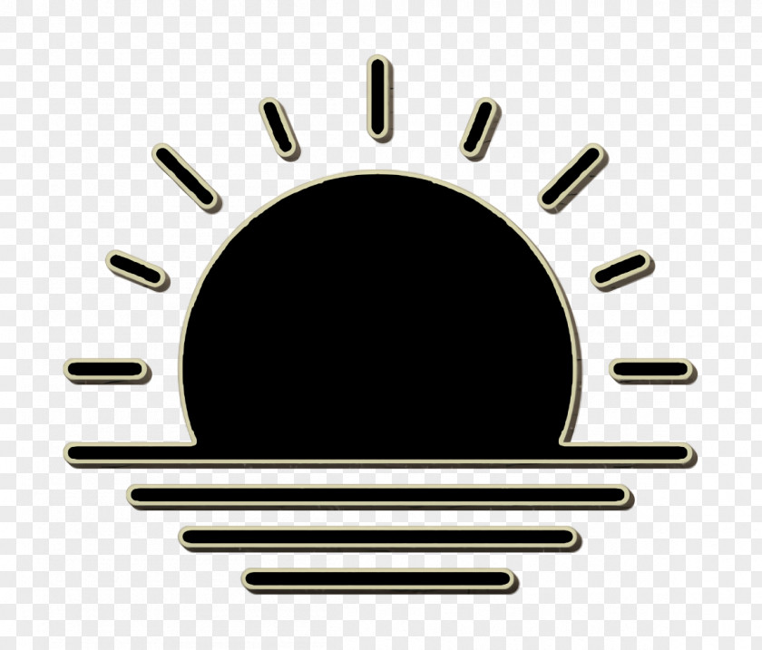 Sunset Icon Weather Sun PNG