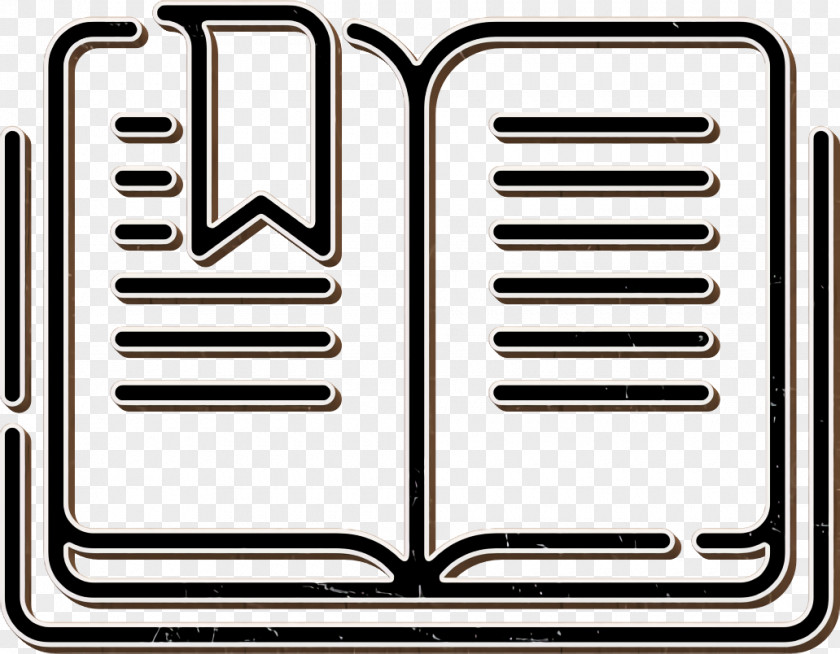 Book Icon Bookmark Editorial PNG