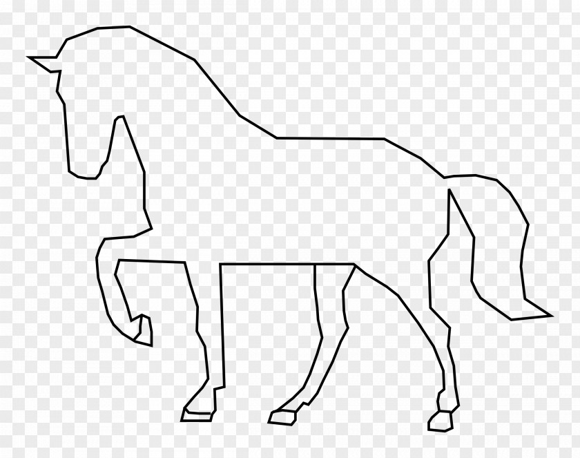 Silhouette Stallion Tennessee Walking Horse Pony Clip Art PNG