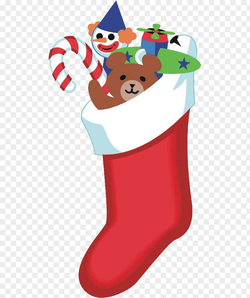 Christmas Stockings Santa Claus Clip Art PNG