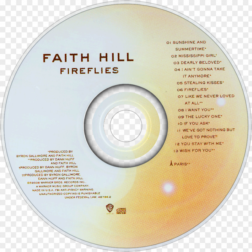 Compact Disc Fireflies Cry Faith It Matters To Me PNG