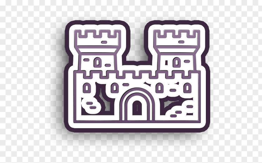 Medieval Icon Fortress PNG