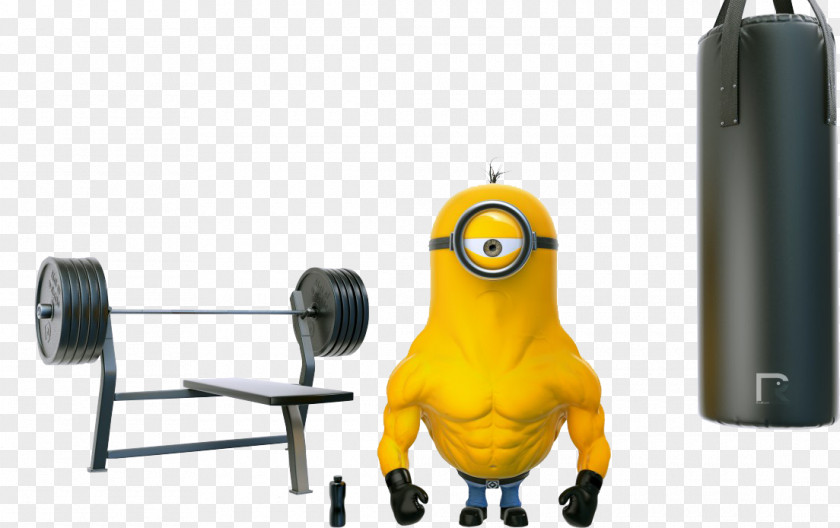 Bodybuilding Kevin The Minion Exercise Olympic Weightlifting ANIMATED PNG