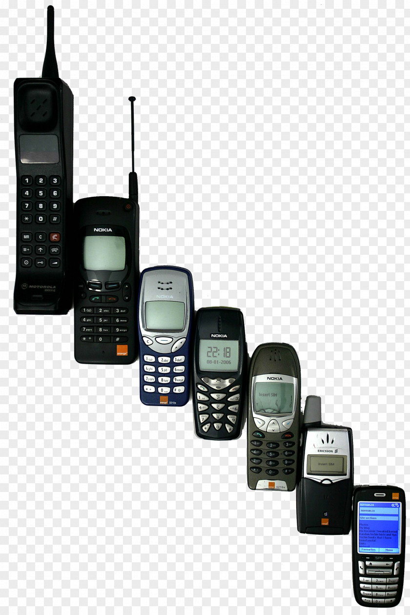 Cellphone Motorola DynaTAC History Of Mobile Phones Advanced Phone System Cellular Network PNG