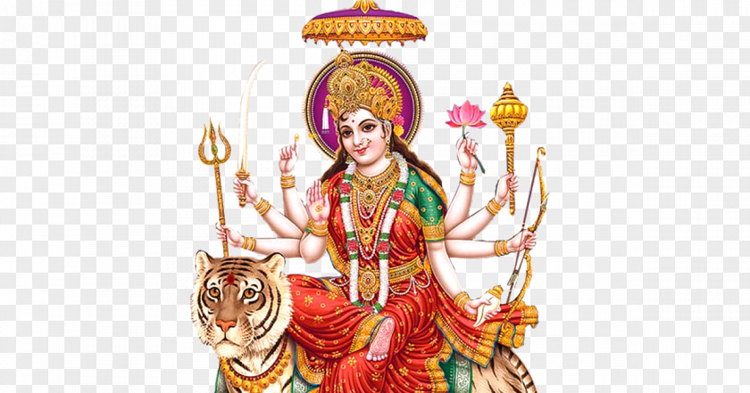 Goddess Durga Puja Parvati Image PNG