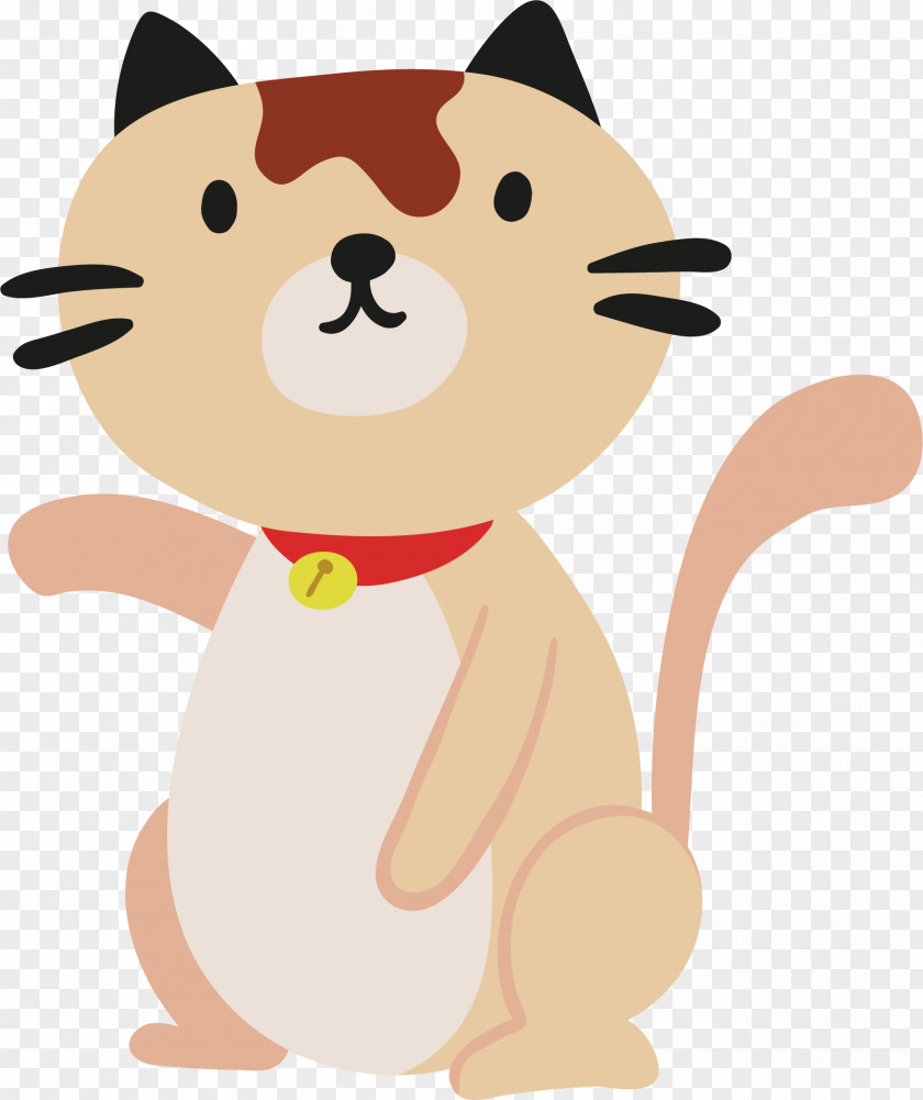 Vector Cartoon Kitten Cat Whiskers Clip Art PNG