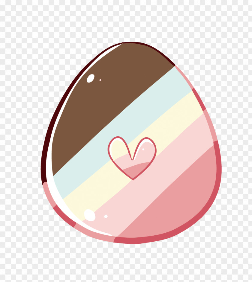 Vector Striped Eggs Clip Art PNG