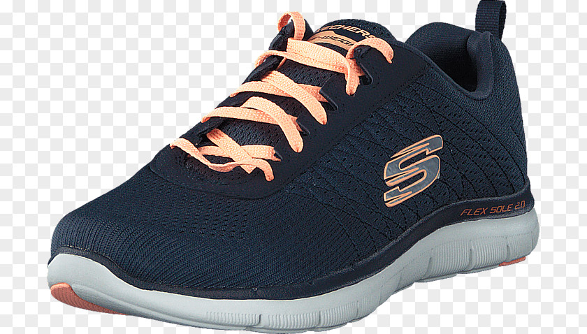 Blue Skechers Walking Shoes For Women Sports Bayan Ayakkabı Flex Appeal 2.0 Break Free 12757-char Women's PNG