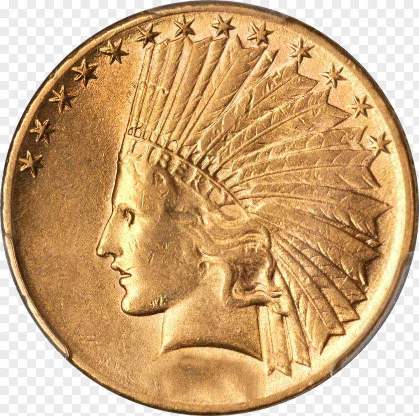 Coins Coin Indian Head Cent Gold Money Metal PNG