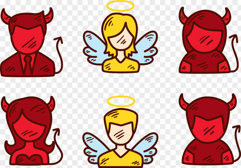 Demons And Angels Devil Angel Demon Illustration PNG