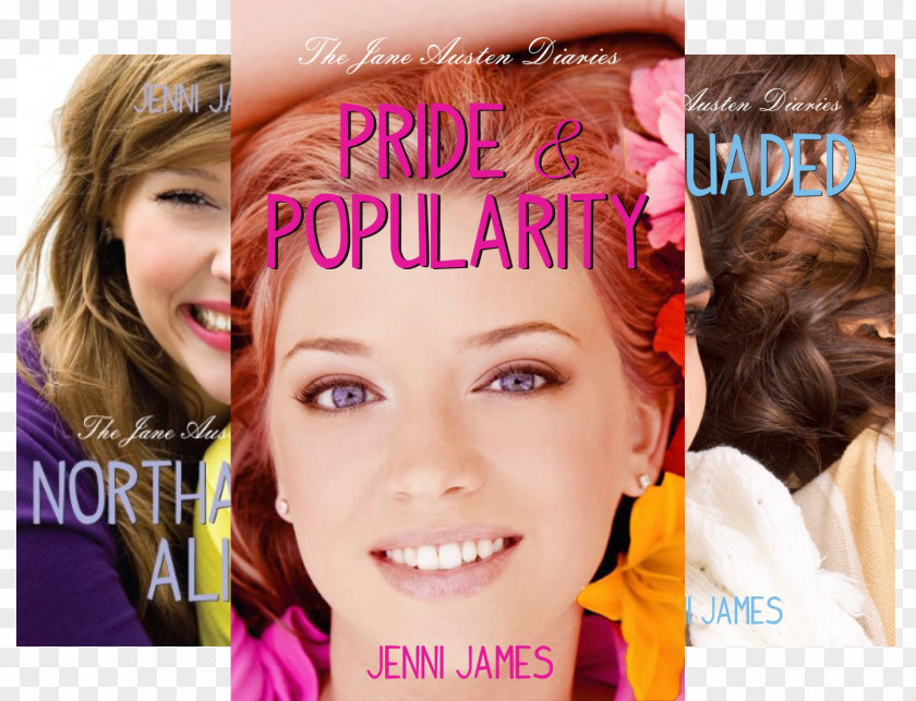 Jane Austen Eyebrow Pride & Popularity Hair Coloring Cheek Chin PNG