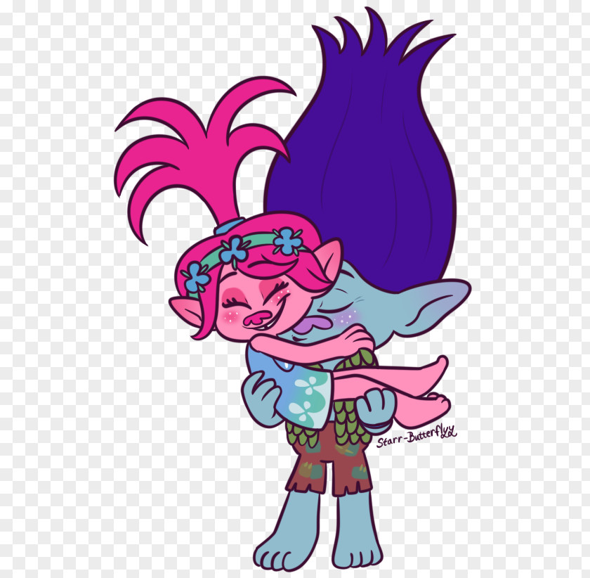Poppy Troll Princess Trolls True Colors Drawing Animation Cartoon PNG