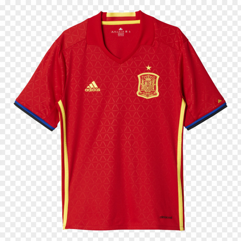 T-shirt UEFA Euro 2016 Spain National Football Team 2018 World Cup Jersey PNG