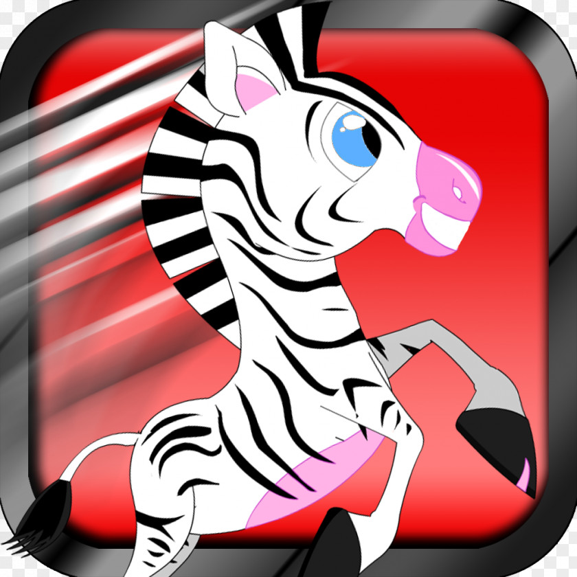 Zebra Baby Dragon Run Infant 1080p PNG