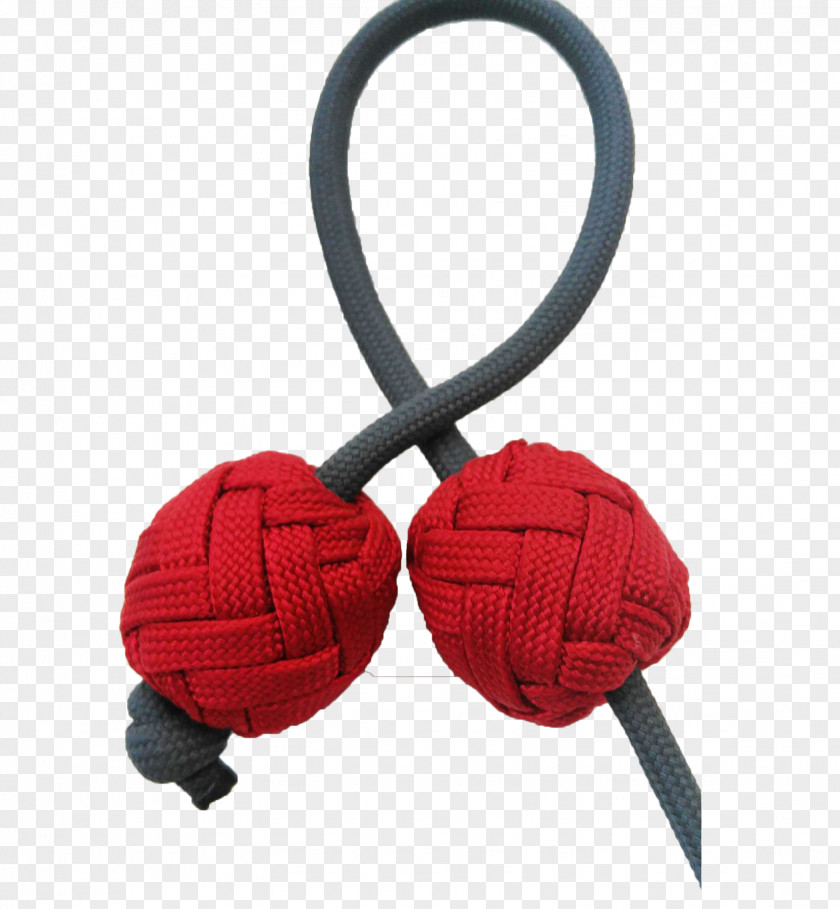 Bi Colored Begleri Parachute Cord Knot Toy PNG