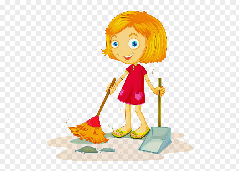 Cartoon Child Art Cleanliness Style PNG