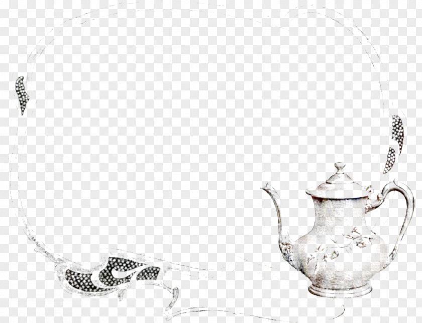 Teacup Drinkware Silver Background PNG