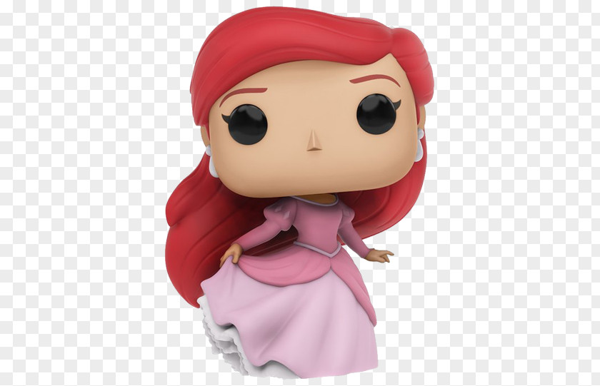 Disney Princess Ariel Belle Funko Designer Toy Action & Figures PNG