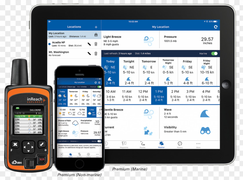 Redport International Feature Phone Vikuiti Garmin InReach Explorer+ DeLorme 3M PNG