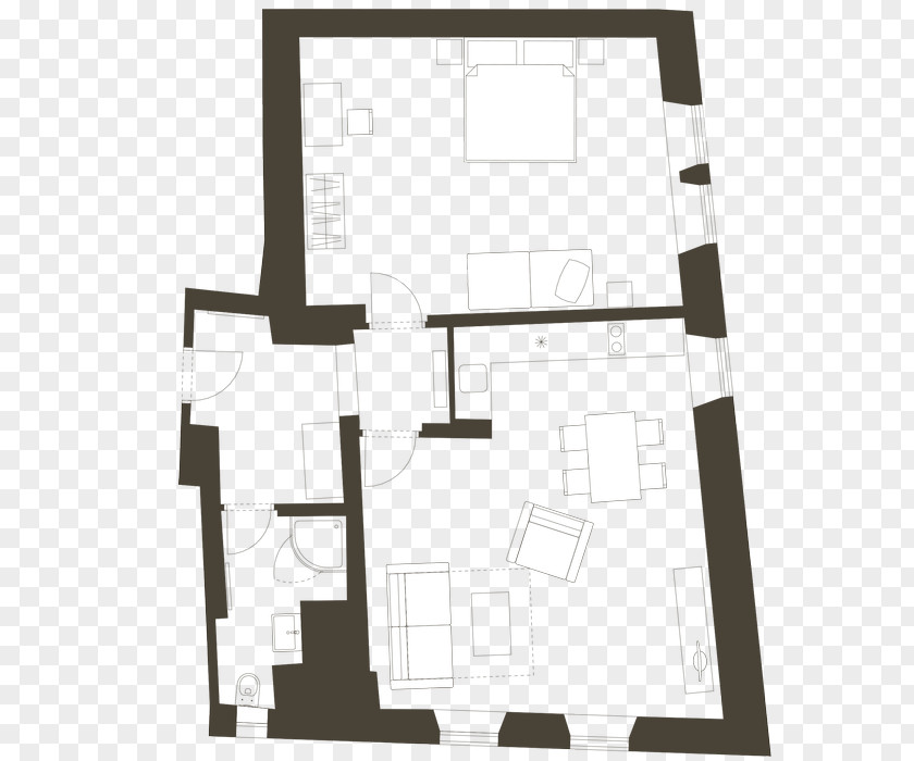 Wc Plan Architecture Floor House PNG