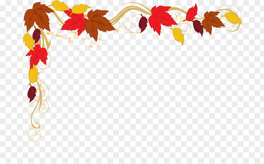 Border Leaves Cliparts Autumn Clip Art PNG