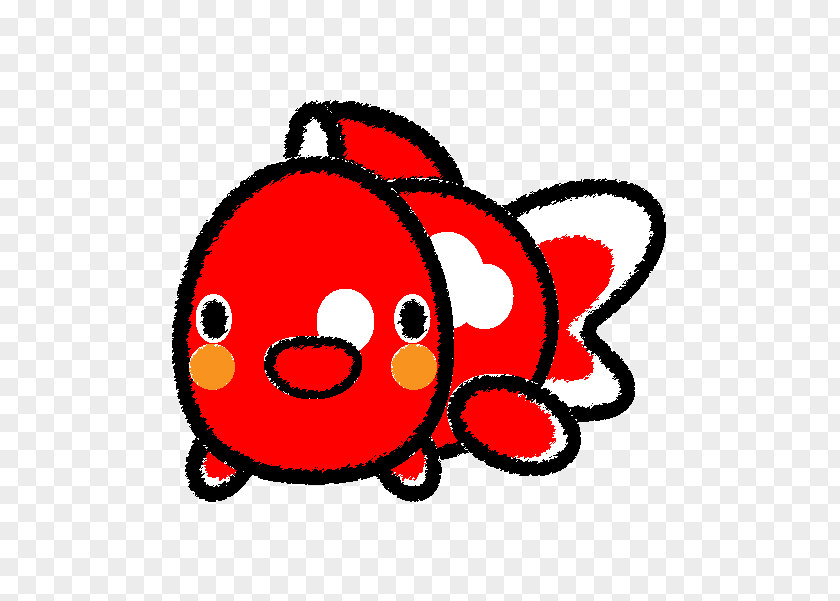 Red Goldfish Clip Art White Illustration PNG