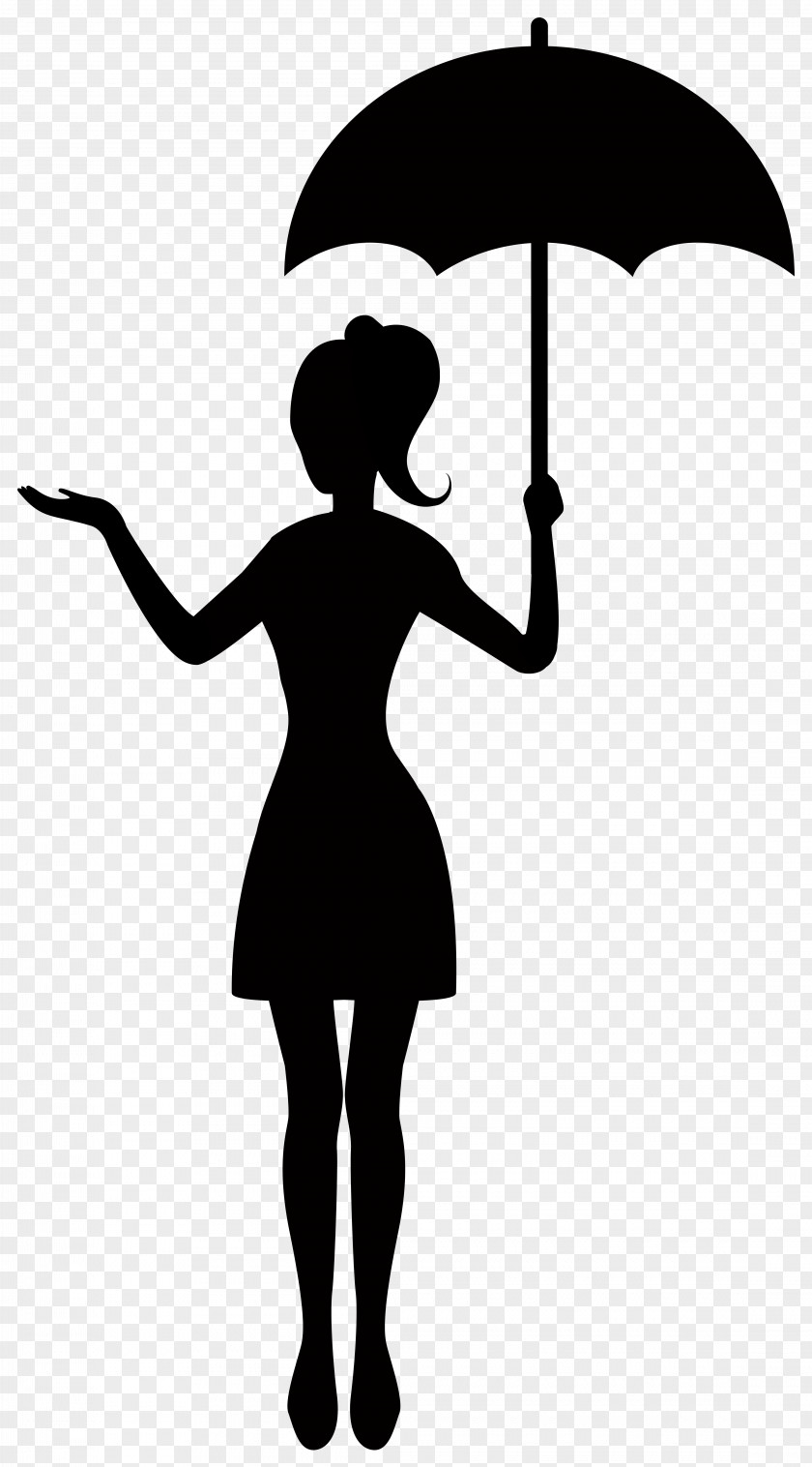 Umbrella Silhouette Stock Photography PNG photography , Girl with Transparent woman holding umbrella illustration clipart PNG