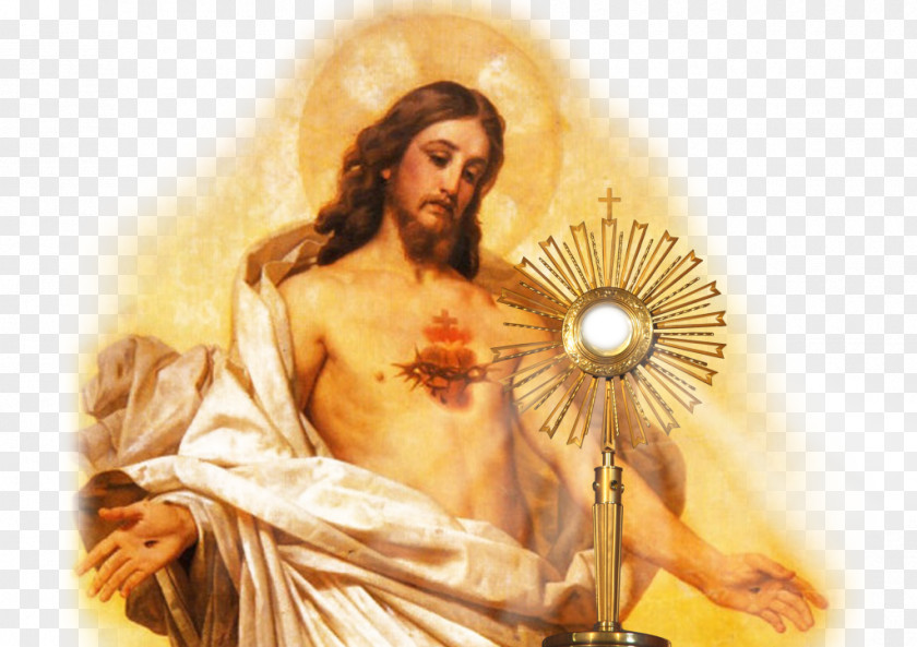 God Sacred Heart Saint Catholicism Vision PNG