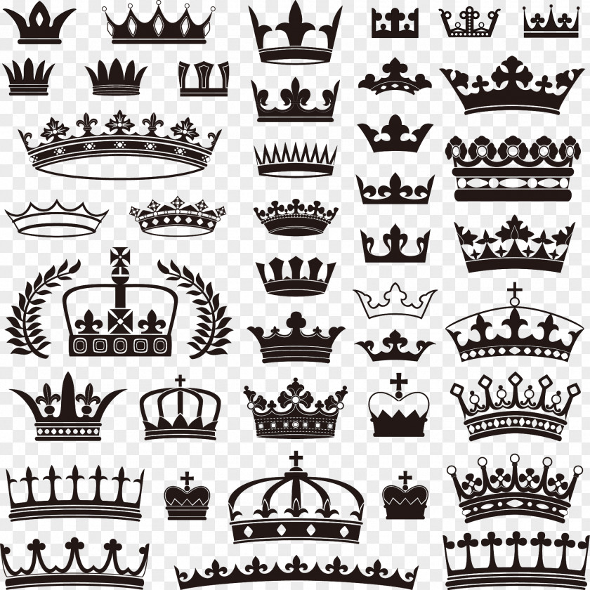 Hand Painted Black Crown Stock Illustration Royalty-free Photography PNG